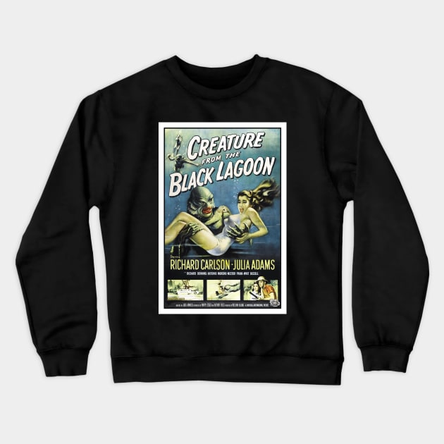 Creature from the Black Lagoon Crewneck Sweatshirt by headrubble